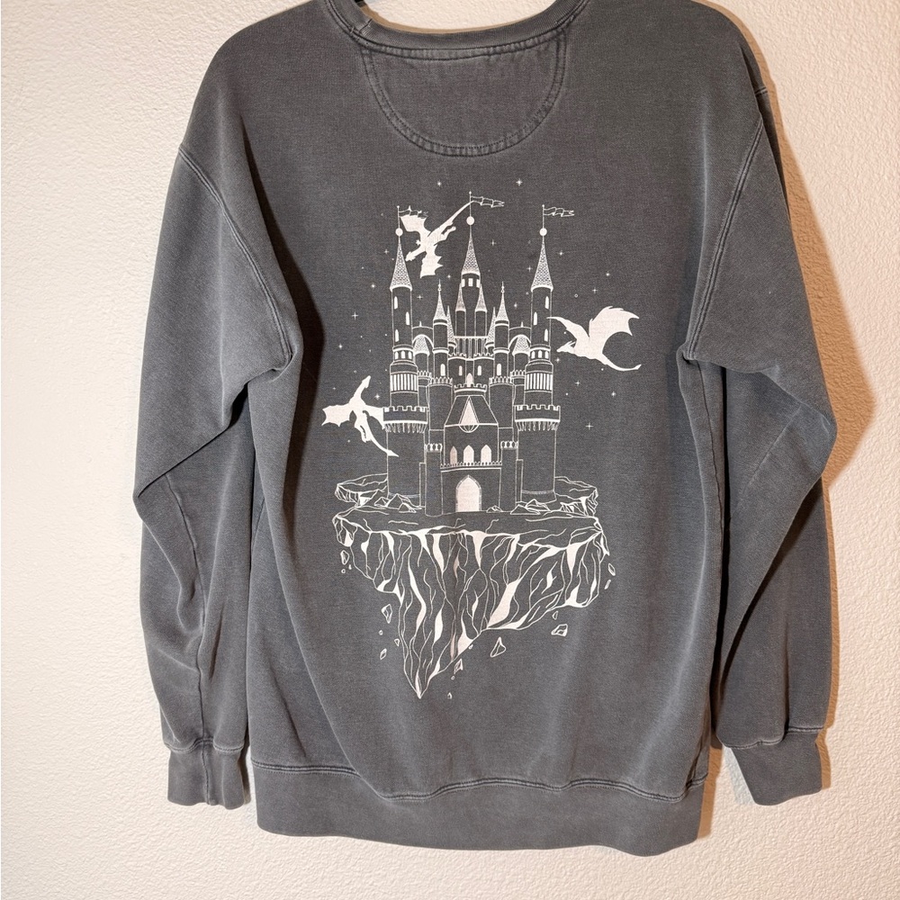 Comfort Colors Fantasy Bookish Dragons Graphic Sweatshirt